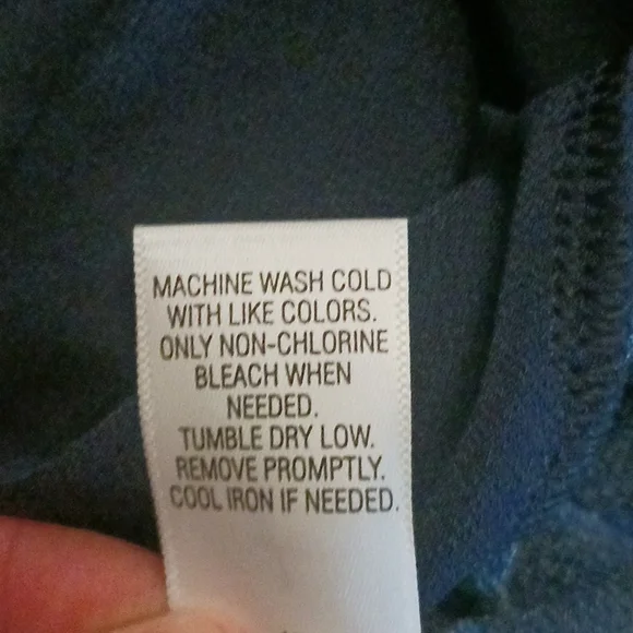 NWT~DANA BUCHMAN~ Blue Floral Dress - Picture 9 of 9